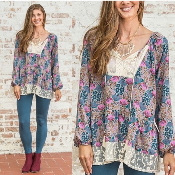 Matilda Jane Tops - Matilda Jane Sew Perfect Top size Large